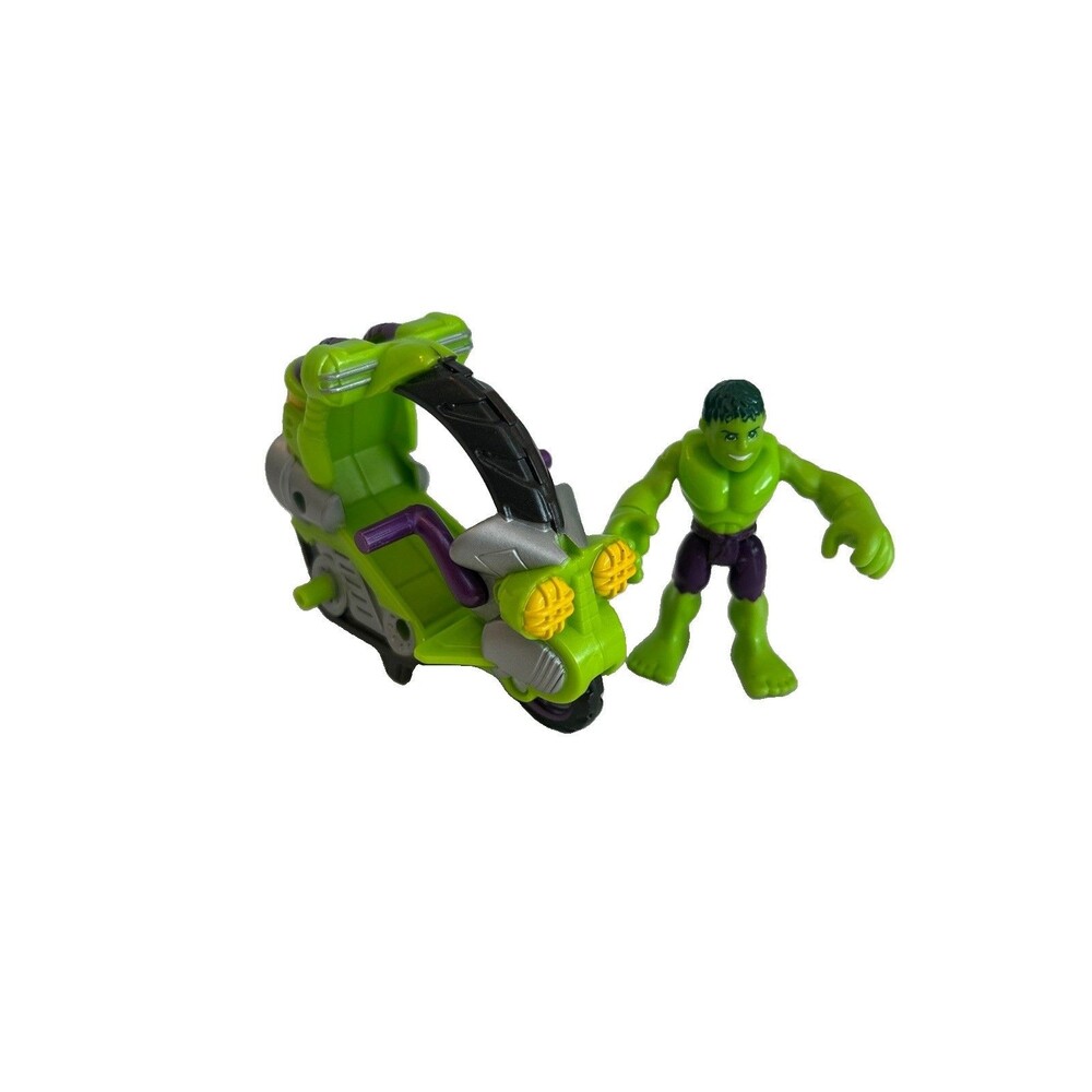 Playskool Super Hero Adventures Hulk Tread Racer w/ Hulk Figure